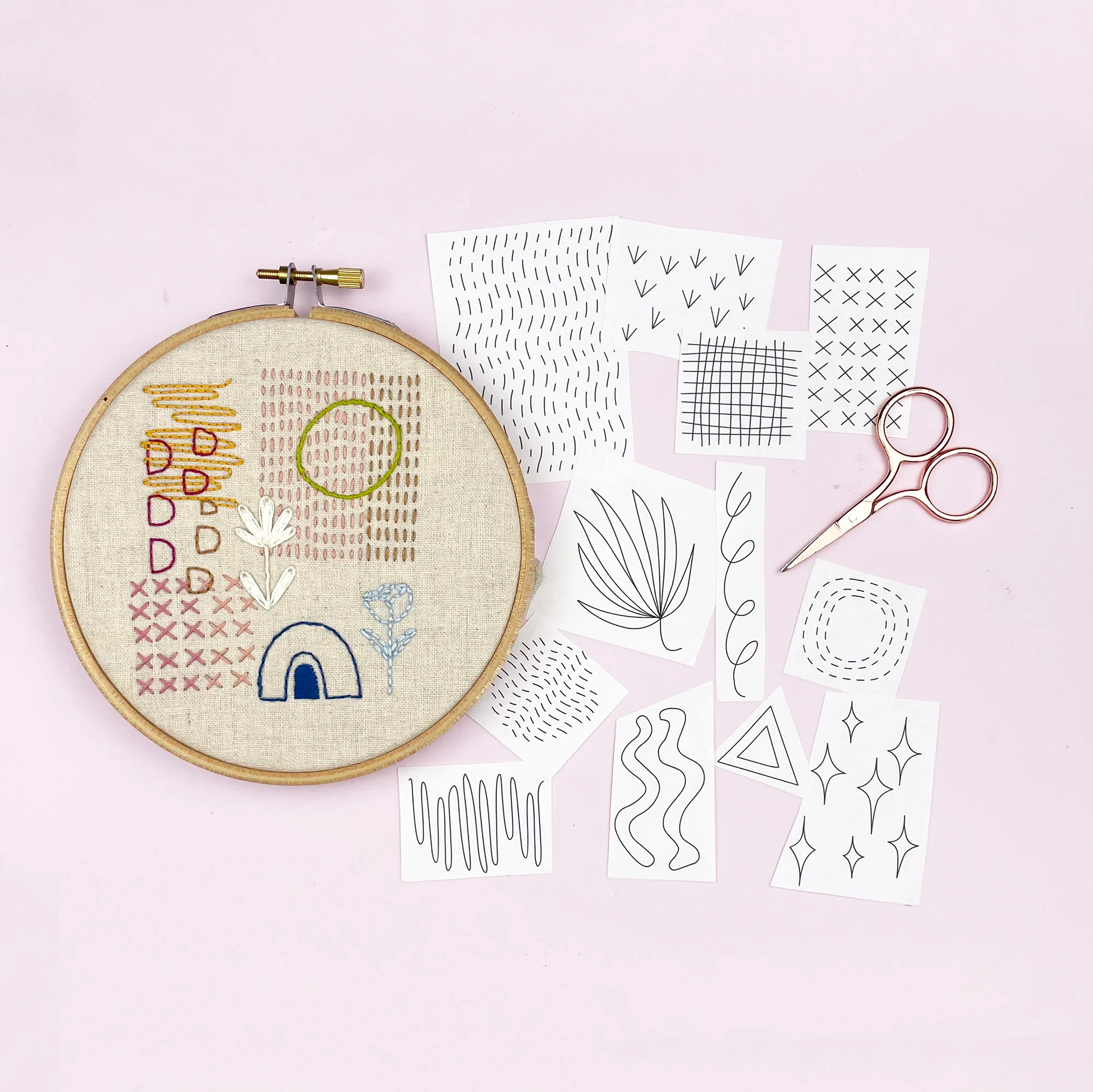 Floral & Botanical Iron-On Embroidery Patterns